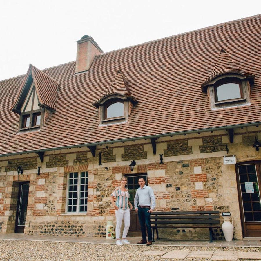 Le Prieure Des Fontaines Les Preaux Exterior foto