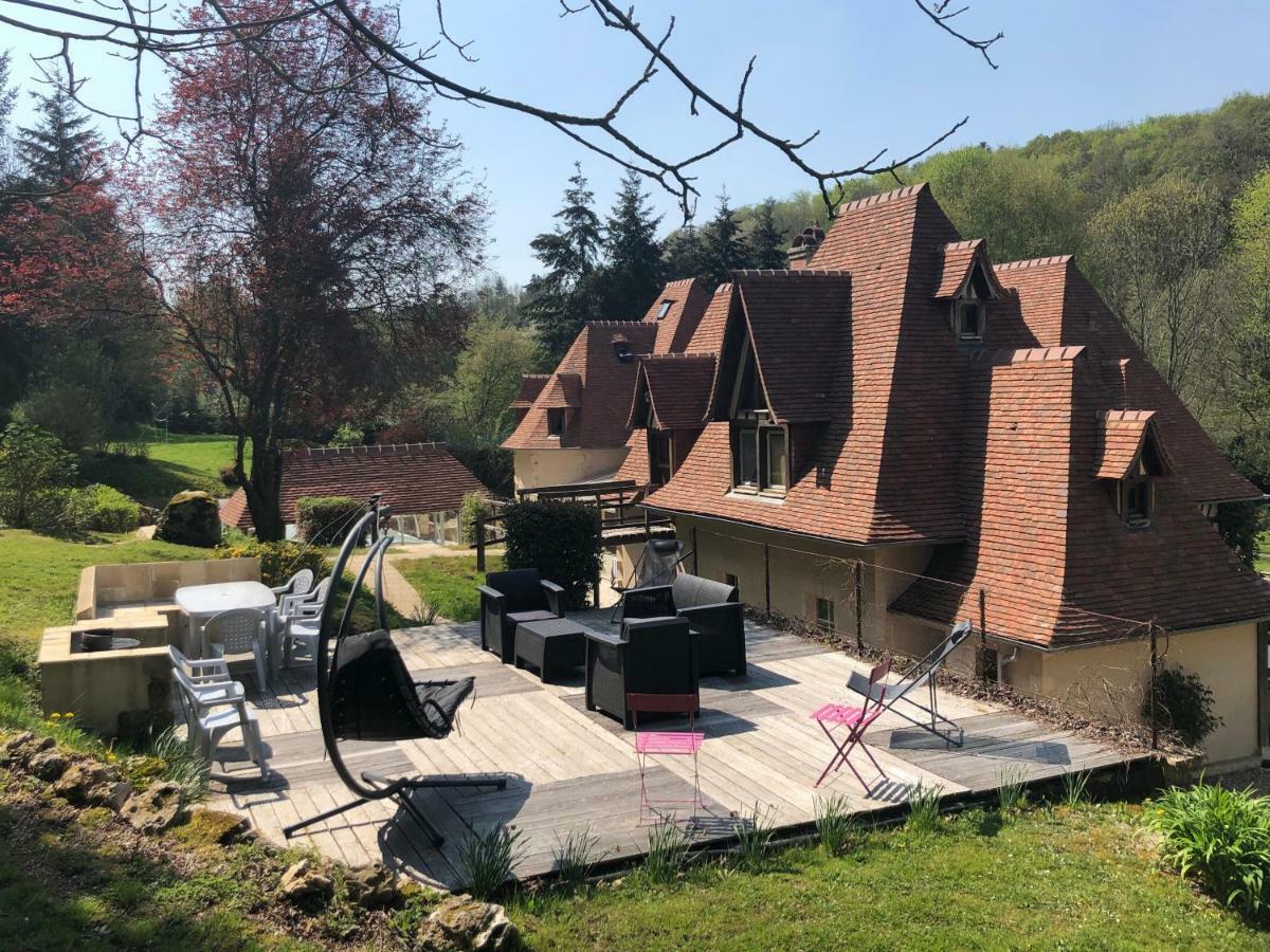 Le Prieure Des Fontaines Les Preaux Exterior foto